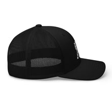 Load image into Gallery viewer, &#39;2 Headed Stone&#39; White Logo Mesh Trucker Hat
