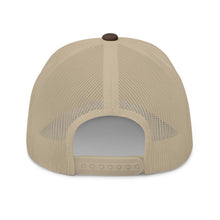 Load image into Gallery viewer, &#39;2 Headed Stone&#39; White Logo Mesh Trucker Hat
