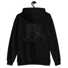 Load image into Gallery viewer, &#39;2 Headed Stone&#39; Front and Back Screen Print Unisex Hoodie *BLACK LOGO ON BLACK HOODIE AVAILABLE*
